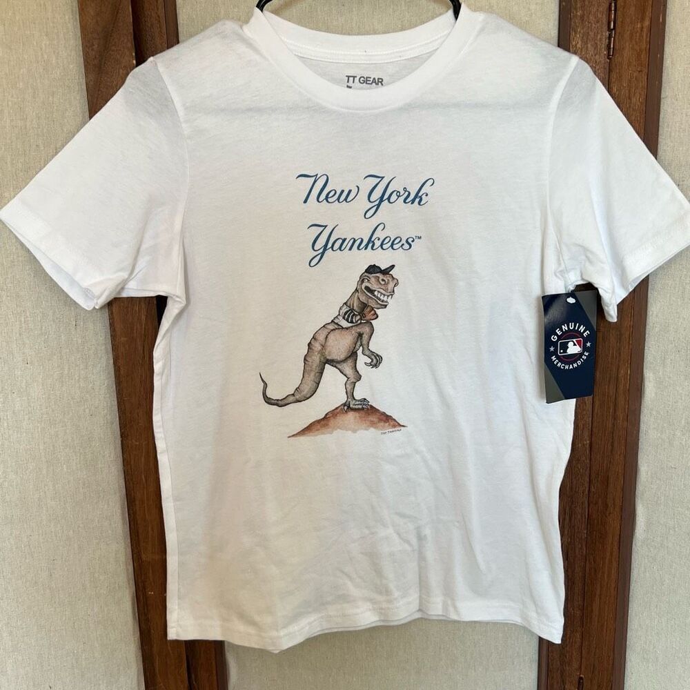 MLB Tiny Turnip NY Yankees T-Rex Graphic T-Shirt